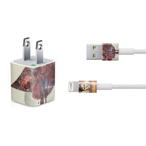 DC Comics Superman Galaxy Flying iPhone Charger (5W USB) Skin