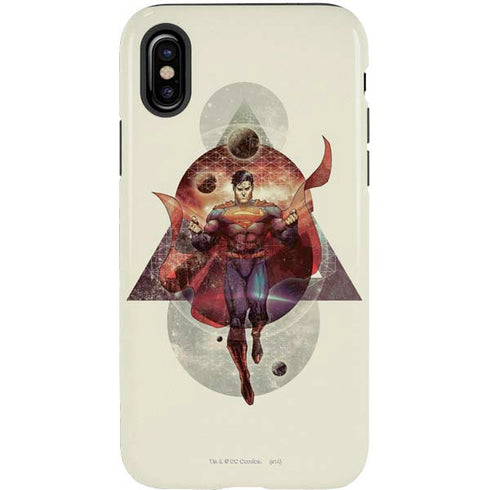 DC Comics Superman Galaxy Flying iPhone X Pro Case