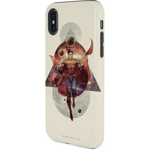 DC Comics Superman Galaxy Flying iPhone X Pro Case