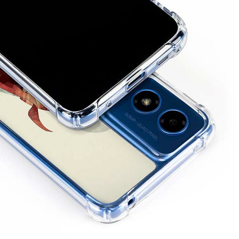 DC Comics Superman Galaxy Flying Moto G 5G (2024) Clear Case