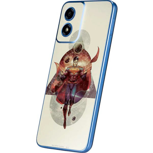 DC Comics Superman Galaxy Flying Moto G Play 4G (2024) Skin
