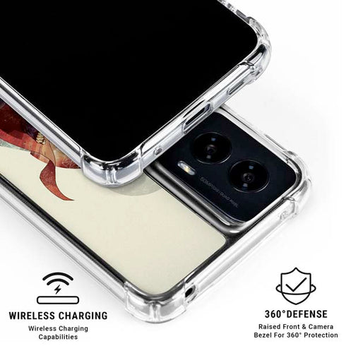 DC Comics Superman Galaxy Flying Moto G Power 5G (2024) Clear Case