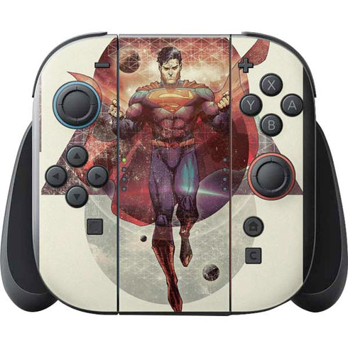 DC Comics Superman Galaxy Flying Nintendo Switch 2 (2025) with Joy-Con Skin