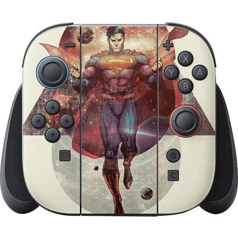 DC Comics Superman Galaxy Flying Nintendo Skins