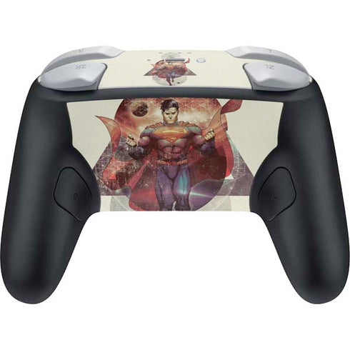 DC Comics Superman Galaxy Flying Nintendo Switch 2 (2025) Pro Controller Skin