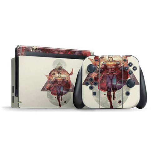DC Comics Superman Galaxy Flying Nintendo Switch Bundle Skin