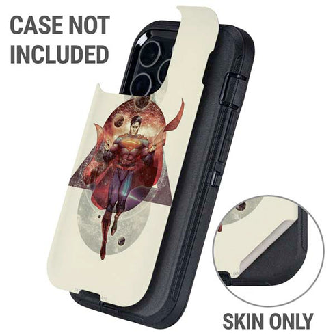 DC Comics Superman Galaxy Flying Otterbox Defender iPhone Skin