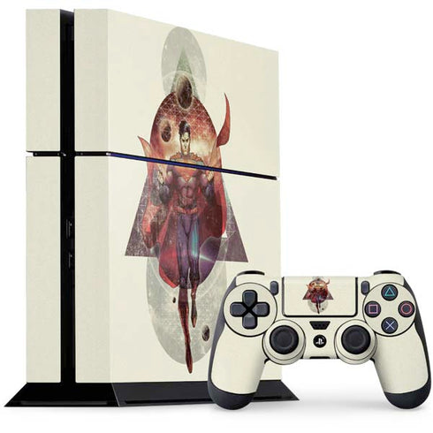 DC Comics Superman Galaxy Flying PS4 Console and Controller Bundle Skin