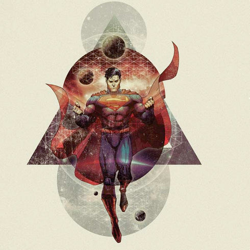 DC Comics Superman Galaxy Flying PS4 Console Skin