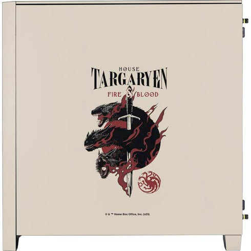 Game of Thrones: Fire & Blood Corsair 4000D Tempered Glass Mid-Tower ATX Case Skin