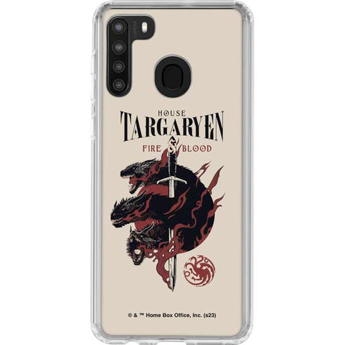 Game of Thrones: Fire & Blood Galaxy A21 Clear Case