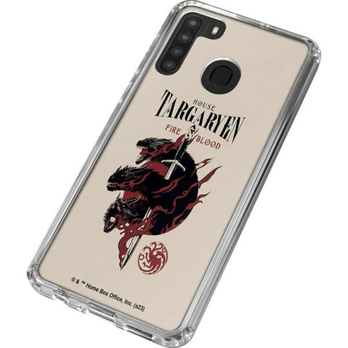 Game of Thrones: Fire & Blood Galaxy A21 Clear Case
