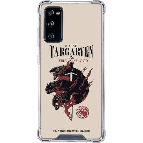 Game of Thrones: Fire & Blood Galaxy S20 FE Clear Case