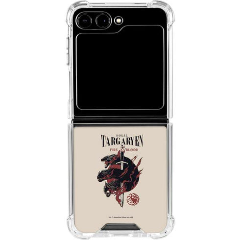Game of Thrones: Fire & Blood Galaxy Z Flip5 5G Clear Case