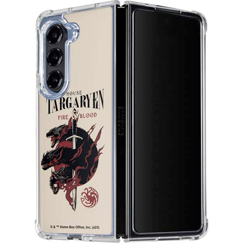 Game of Thrones: Fire & Blood Galaxy Z Fold5 5G Clear Case