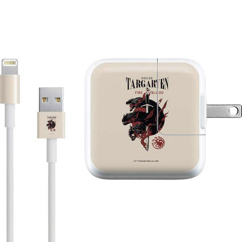 Game of Thrones: Fire & Blood iPad Charger (10W USB) Skin