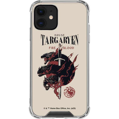 Game of Thrones: Fire & Blood iPhone 12 Clear Case