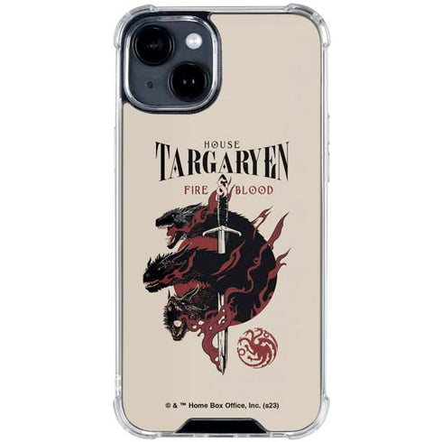 Game of Thrones: Fire & Blood iPhone 15 Plus Clear Case