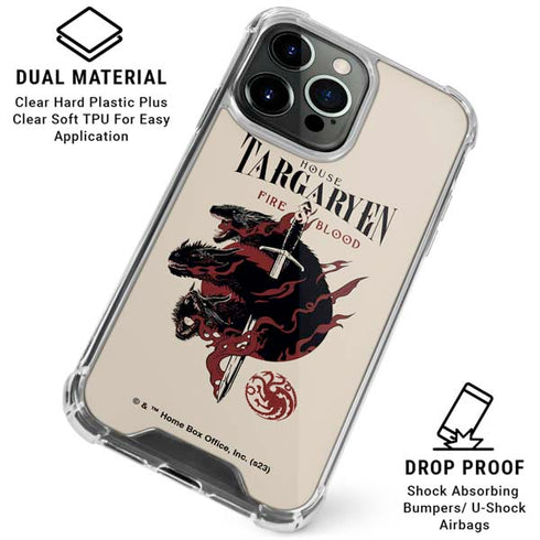 Game of Thrones: Fire & Blood iPhone 15 Pro Clear Case