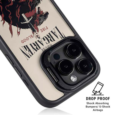 Game of Thrones: Fire & Blood iPhone 15 Pro Max Kickstand Case