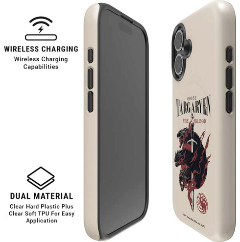 Game of Thrones: Fire & Blood iPhone 16 Plus Magsafe Impact Case