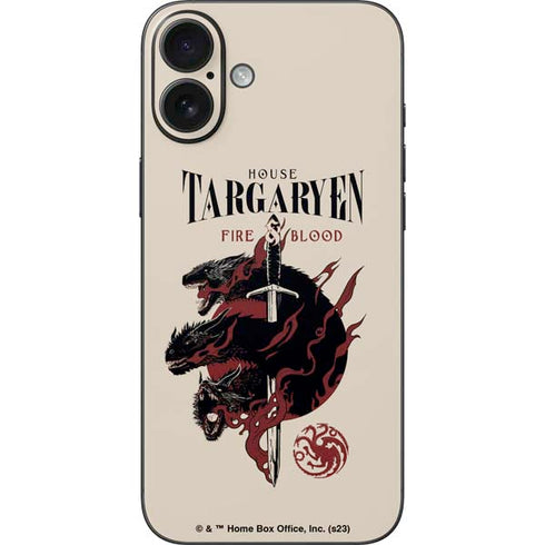 Game of Thrones: Fire & Blood iPhone 16 Plus Skin