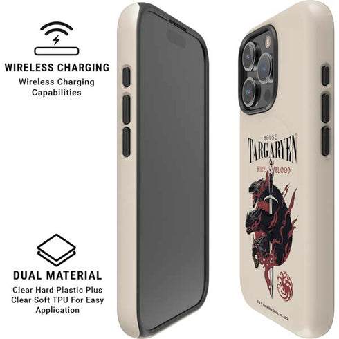 Game of Thrones: Fire & Blood iPhone 16 Pro Max Magsafe Impact Case