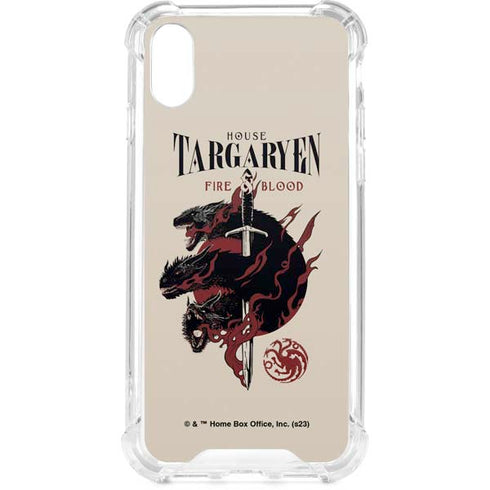 Game of Thrones: Fire & Blood iPhone XS Clear Case