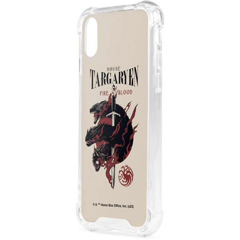 Game of Thrones: Fire & Blood iPhone XS Clear Case
