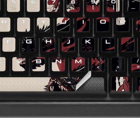 Game of Thrones: Fire & Blood K95 RGB PLATINUM Mechanical Gaming Keyboard Skin