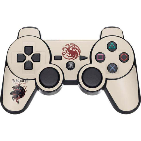 Game of Thrones: Fire & Blood PS3 Dual Shock wireless controller Skin