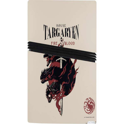 Game of Thrones: Fire & Blood PS5 Pro Console Skin