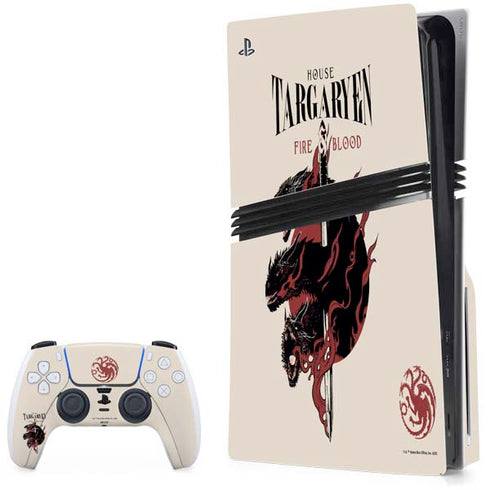 Game of Thrones: Fire & Blood PS5 Pro Disk Bundle Skin