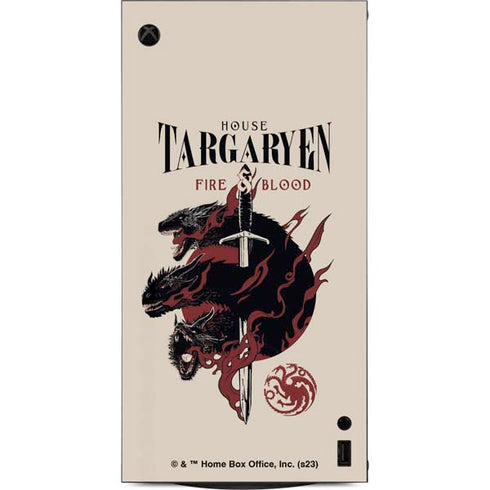 Game of Thrones: Fire & Blood XBox Series X Digital Edition Console Skin