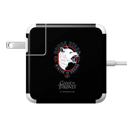 Game of Thrones: House Stark Direwolf 85W Power Adapter (15 and 17 inch MacBook Pro Charger) Skin