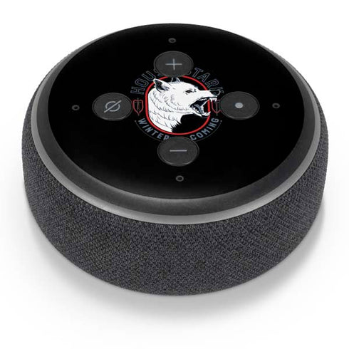 Game of Thrones: House Stark Direwolf Amazon Echo Dot Skin