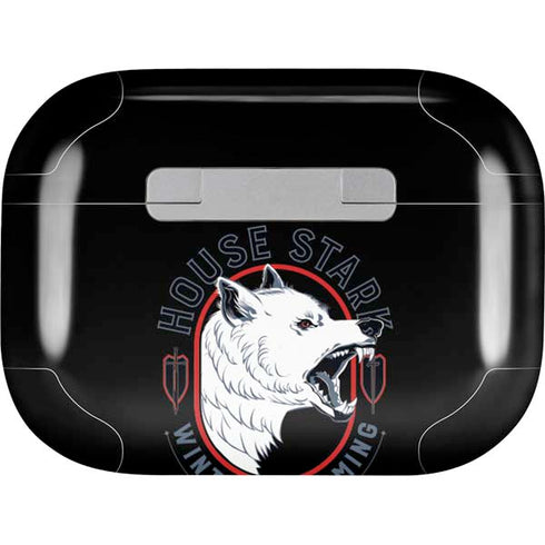 Game of Thrones: House Stark Direwolf Apple AirPods Pro Skin