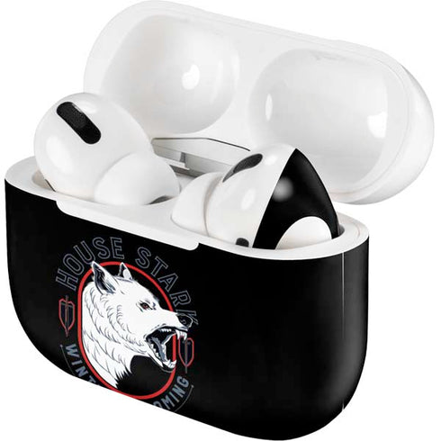 Game of Thrones: House Stark Direwolf Apple AirPods Pro Skin