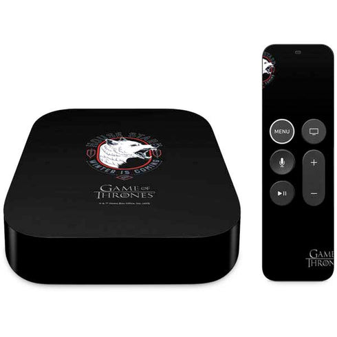Game of Thrones: House Stark Direwolf Apple TV Skin