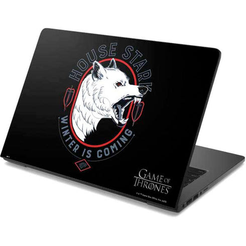 Game of Thrones: House Stark Direwolf Dell Chromebook Skin