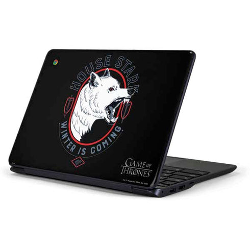 Game of Thrones: House Stark Direwolf Samsung Chromebook Skin