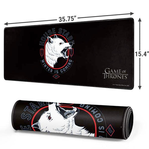 Game of Thrones: House Stark Direwolf Gaming Mouse Pad