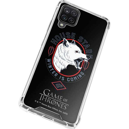 Game of Thrones: House Stark Direwolf Galaxy A12 Clear Case