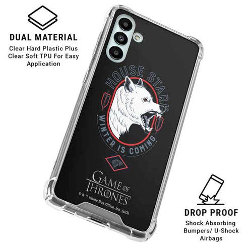 Game of Thrones: House Stark Direwolf Galaxy A13 5G Clear Case