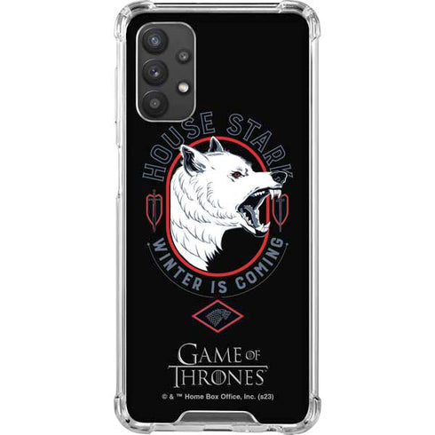 Game of Thrones: House Stark Direwolf Galaxy A32 5G Clear Case