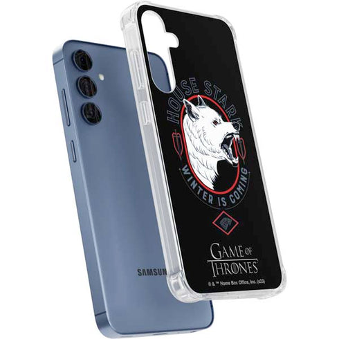 Game of Thrones: House Stark Direwolf Galaxy A55 5G Clear Case