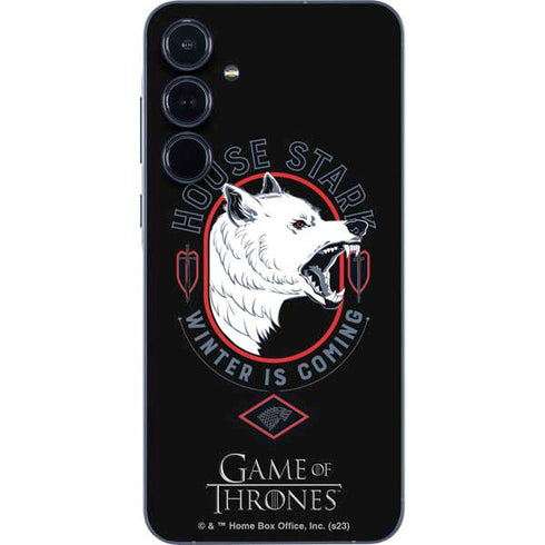 Game of Thrones: House Stark Direwolf Galaxy A55 5G Skin