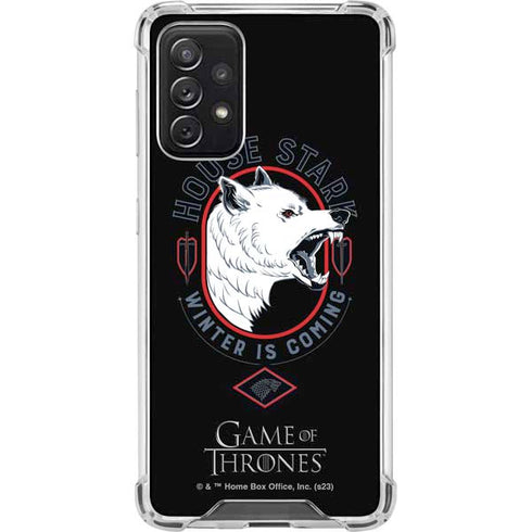 Game of Thrones: House Stark Direwolf Galaxy A72 5G Clear Case