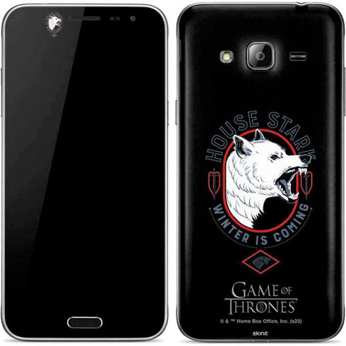 Game of Thrones: House Stark Direwolf Galaxy J3 Skin
