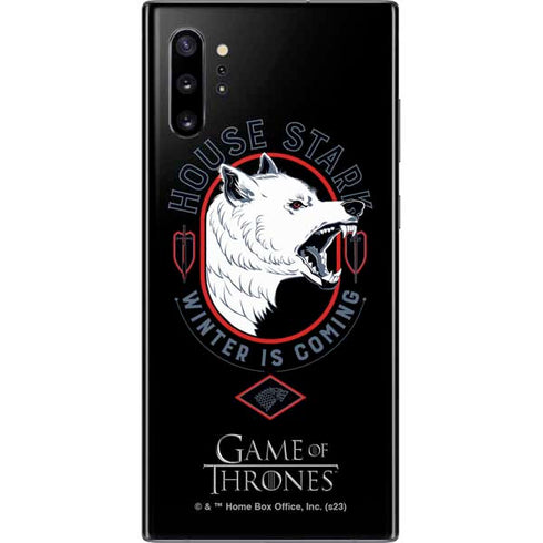 Game of Thrones: House Stark Direwolf Galaxy Note 10 Plus Skin